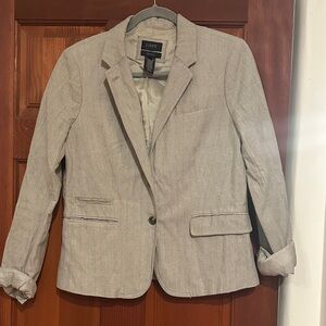 J. Crew Women's Light Gray Suit Jacket